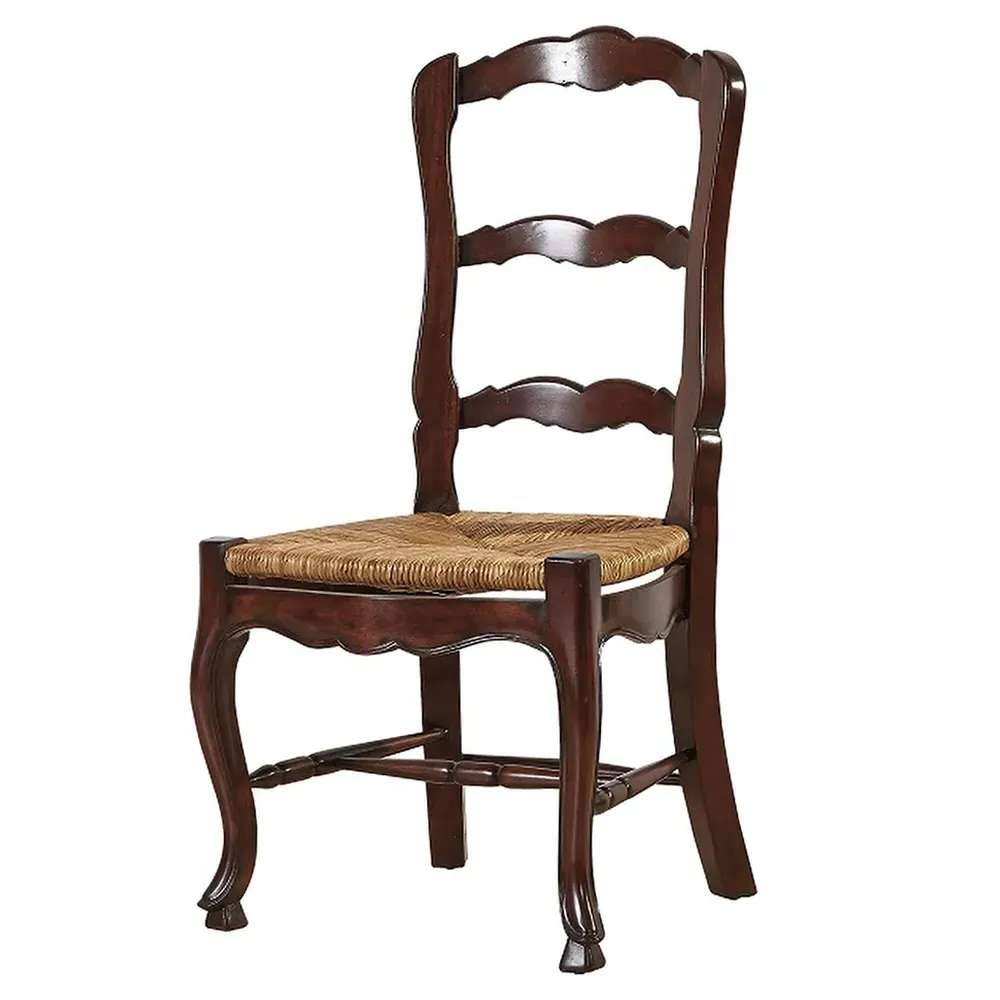 Lacey Ladder Back Dining Chair - Brown, Mahogany