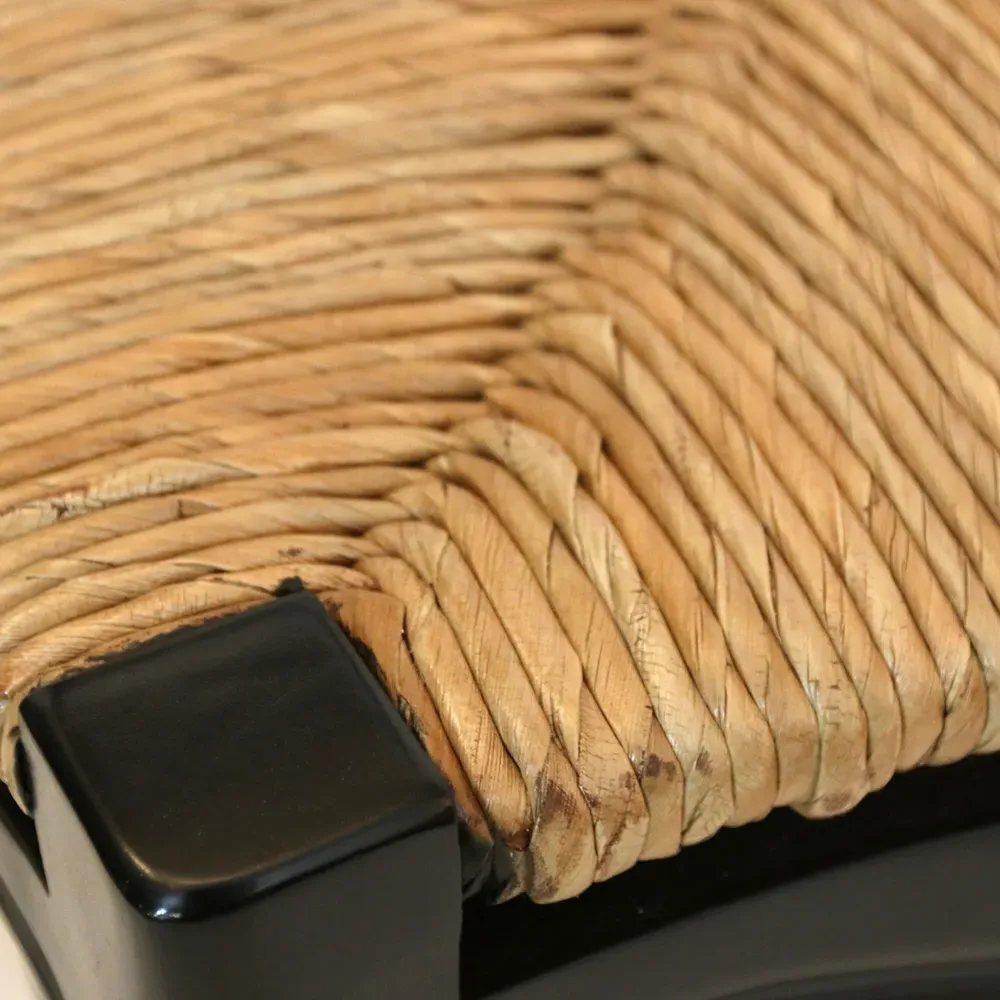 Lacey Ladder Back Side Chair - Black, Mahogany