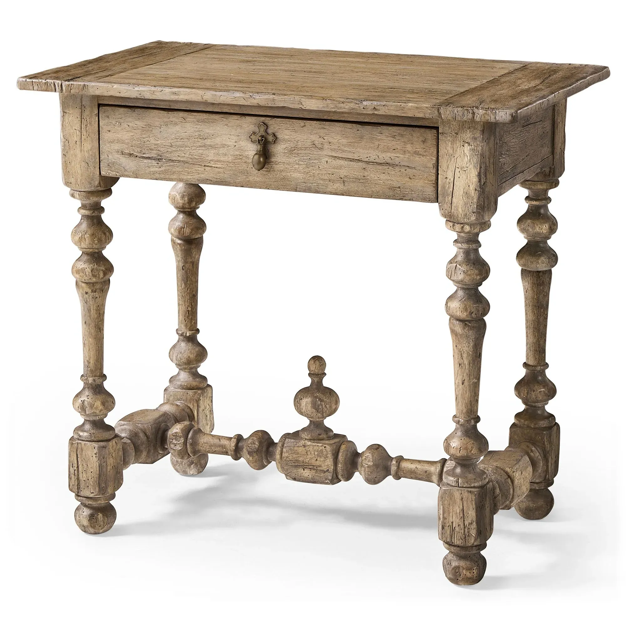 Lacey Wide Nightstand - Brown, Acacia