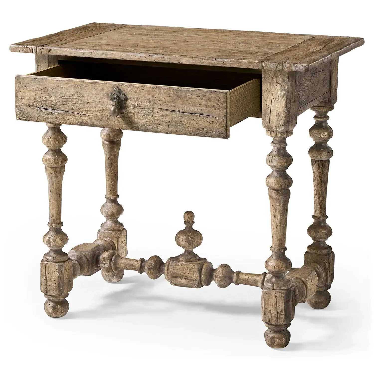 Lacey Wide Nightstand - Brown, Acacia