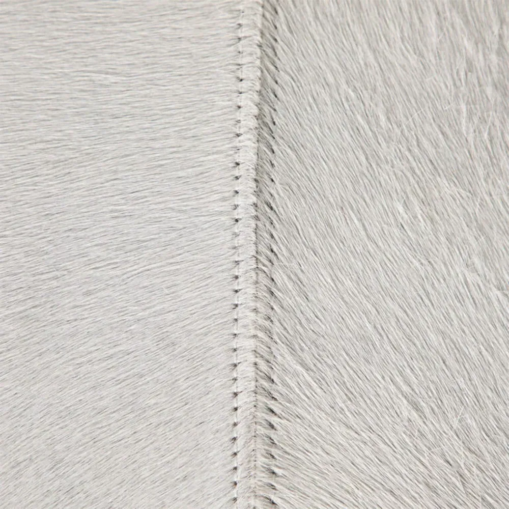 Lambeth Bench - White, Hair On Hide