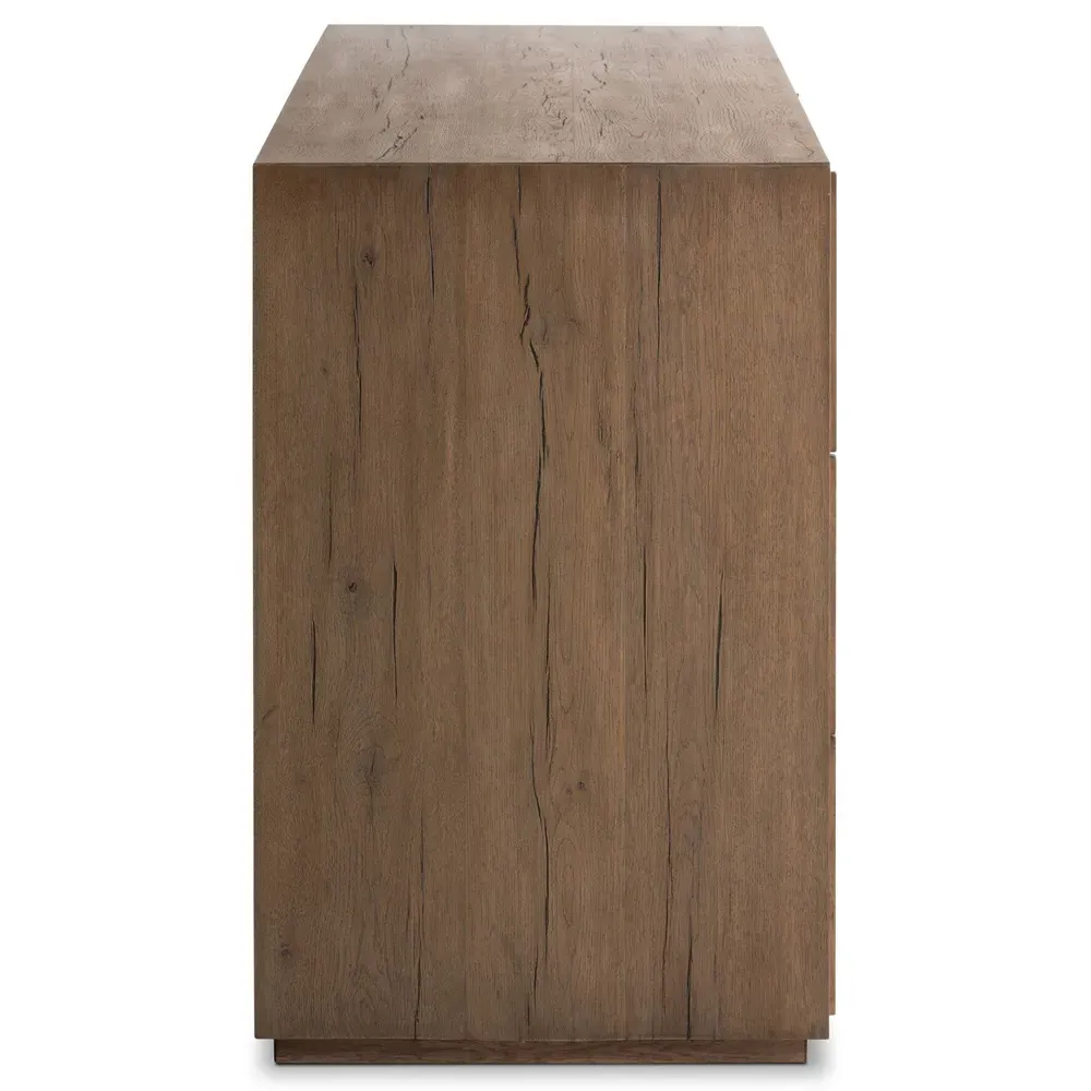 Lana Double Dresser - Grey, Oak