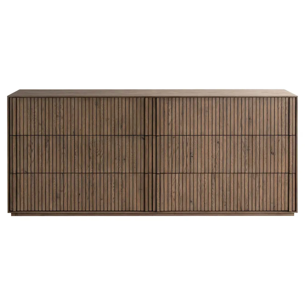 Lana Double Dresser - Grey, Oak