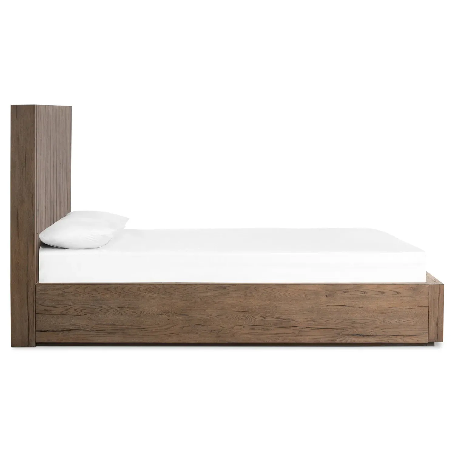Lana Queen Size Bed Frame - Grey, Oak