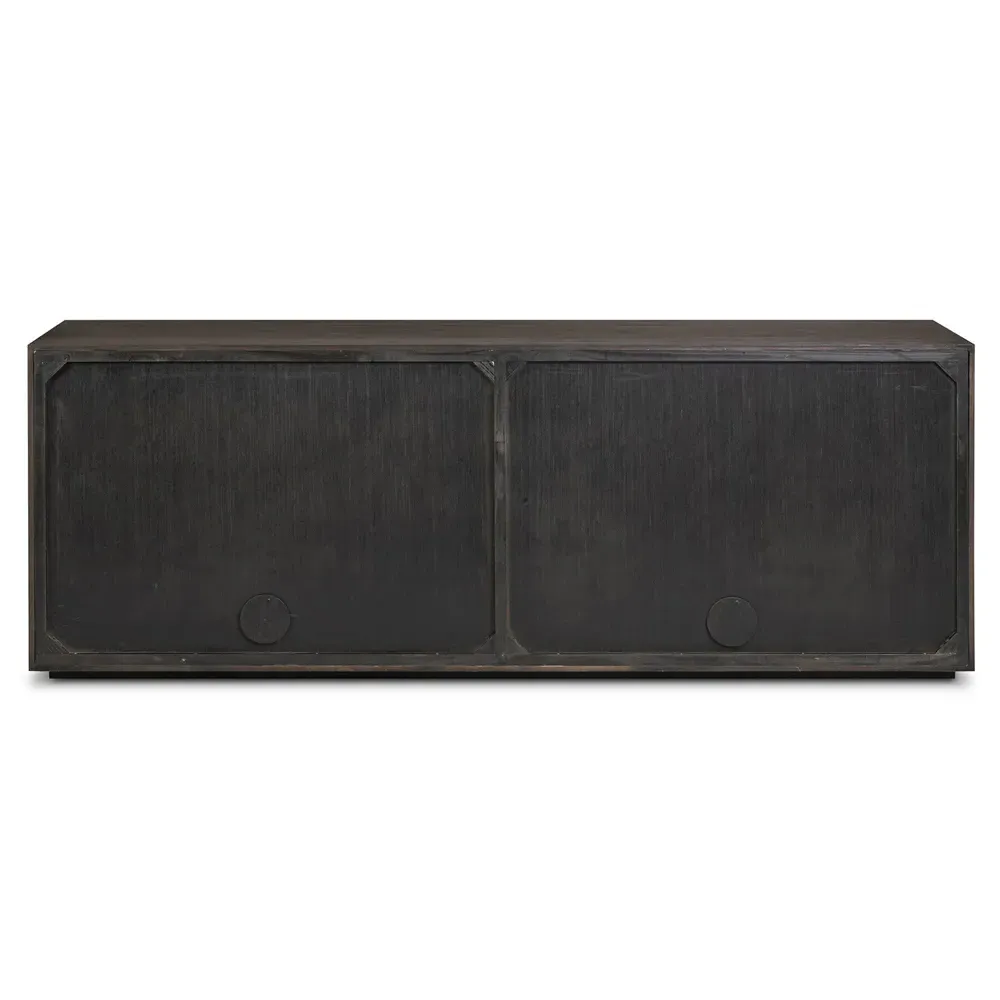 Lana Sideboard - Black, Oak Wood