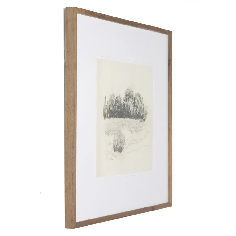 Land Sketch 1 Illustration - Brown, Walnut