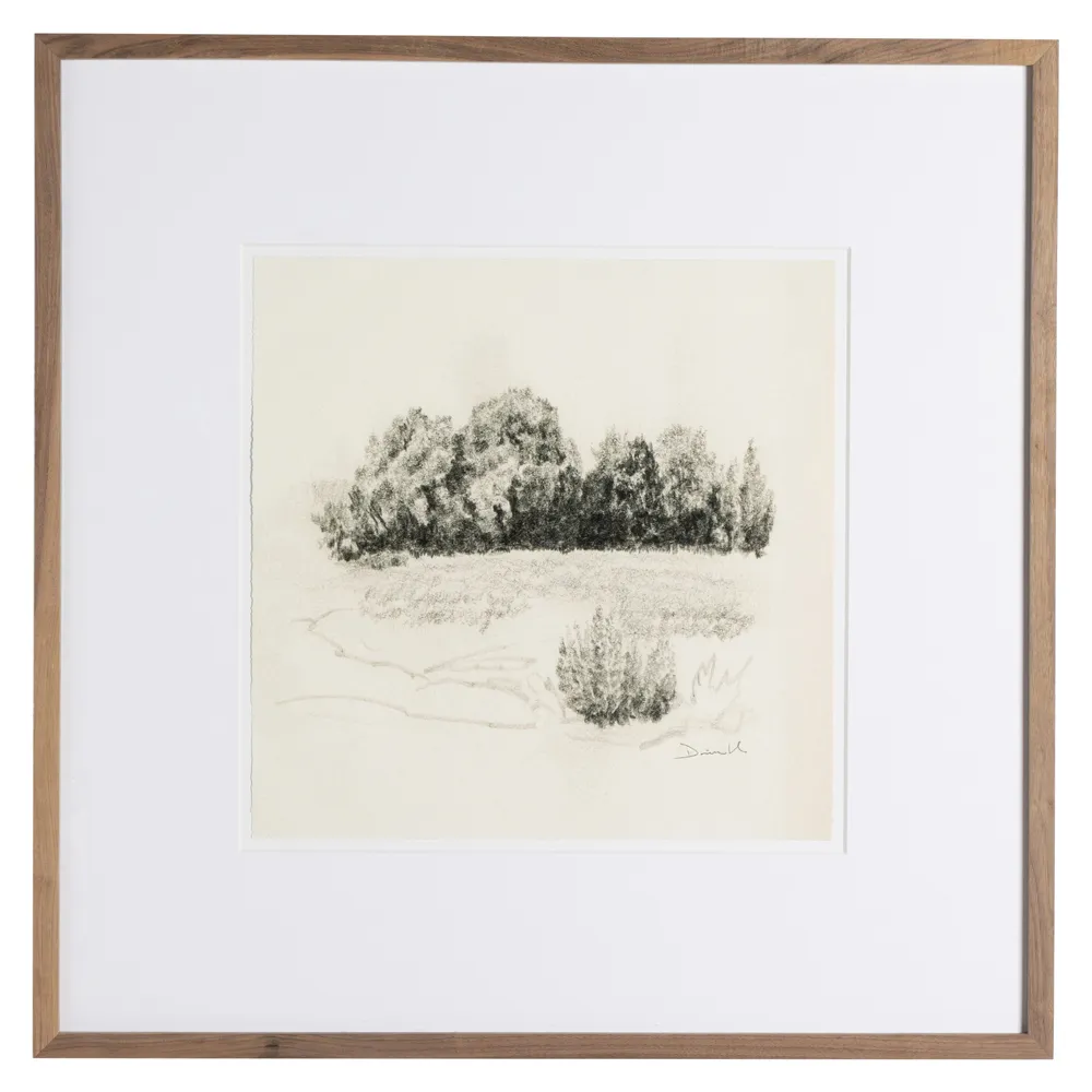 Land Sketch 1 Illustration - Brown, Walnut image