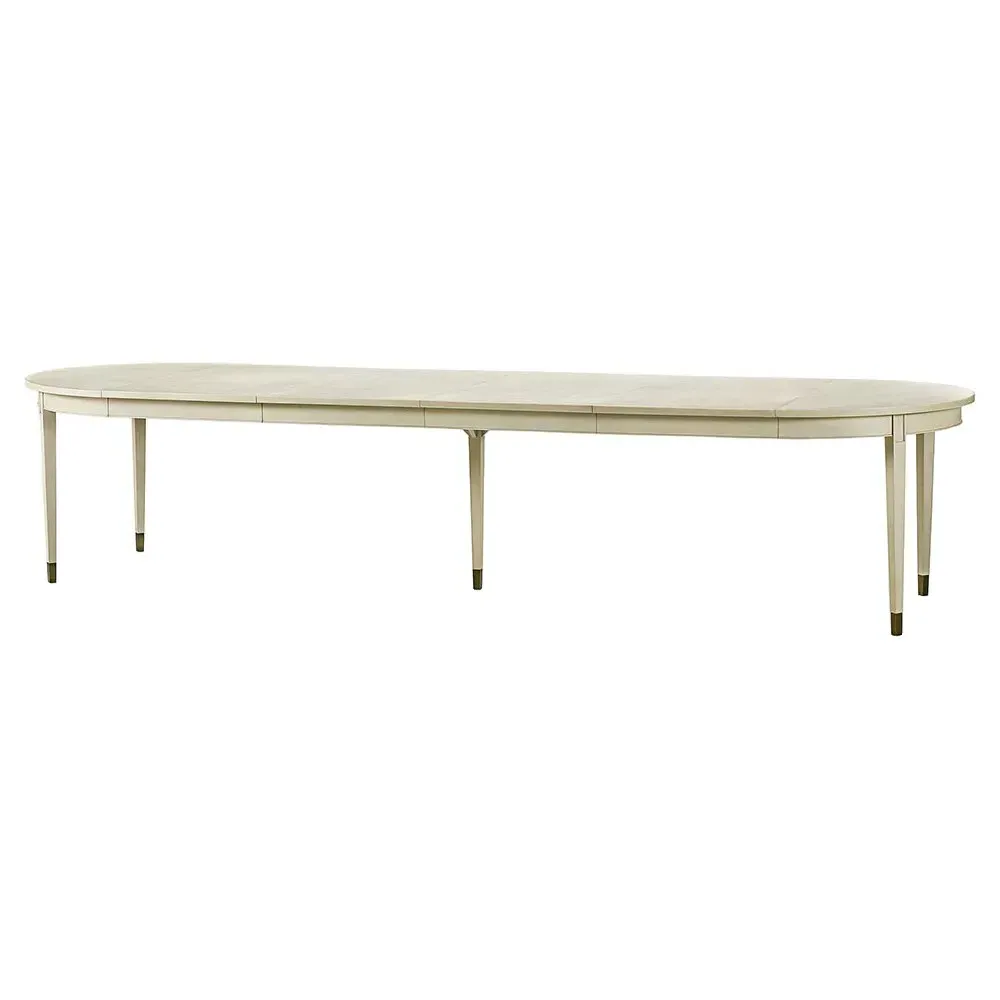 Landen Oval Extendable Dining Table - Beige image