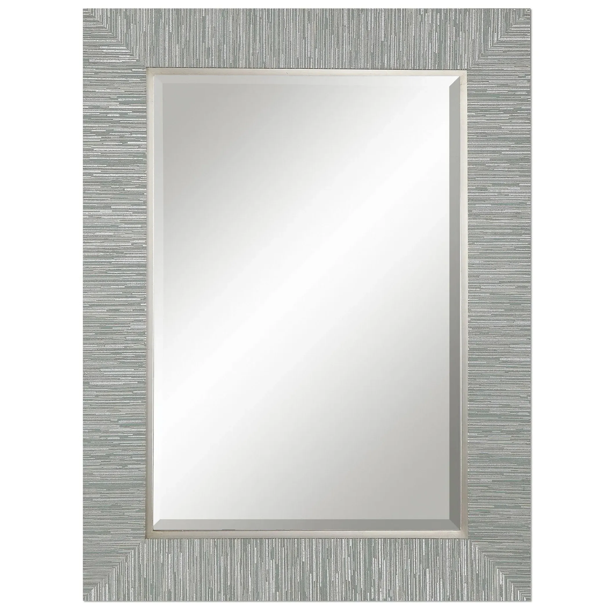 Landen Rectangular Wall Mirror - Silver
