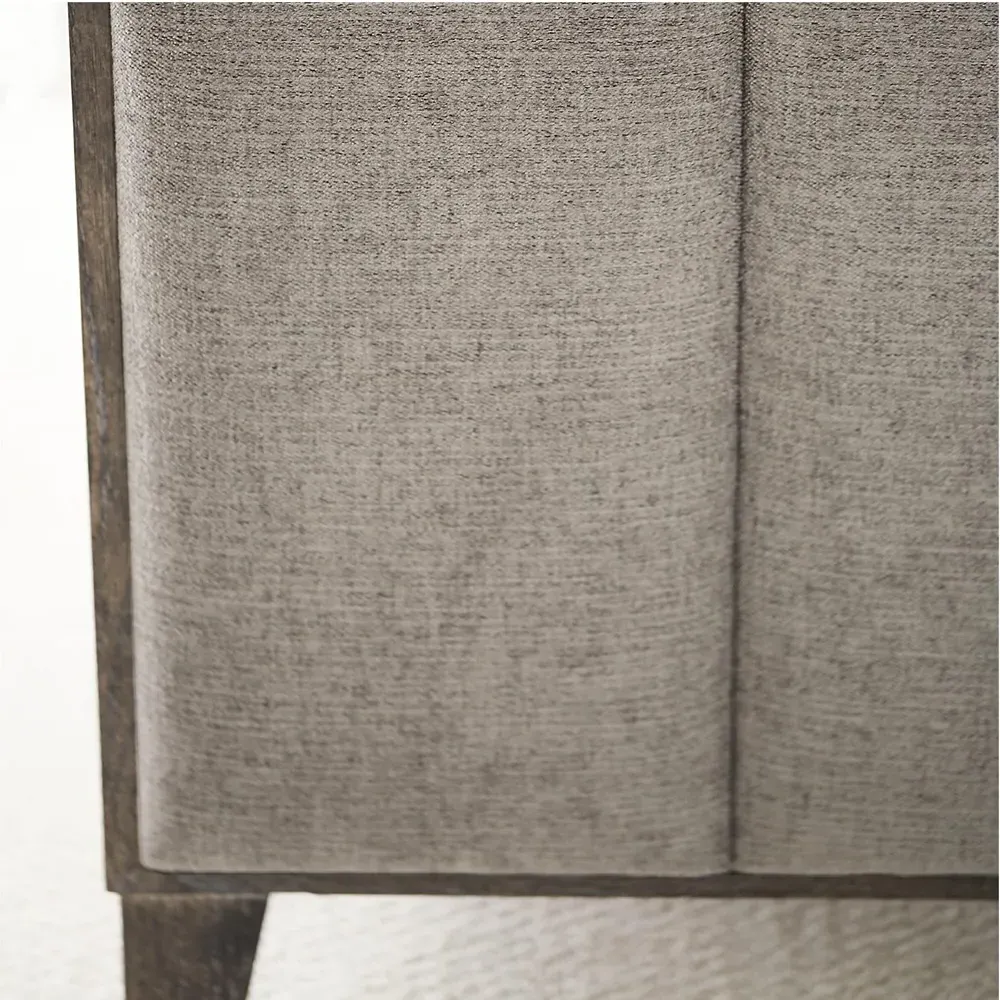 Landon California King Panel Bed - Grey, Wood