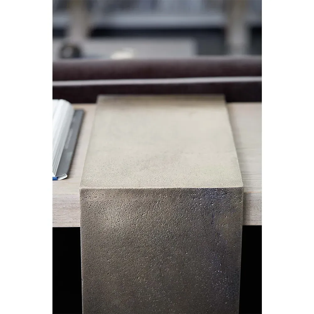 Landon Console Table with Shelf - Grey, Wood