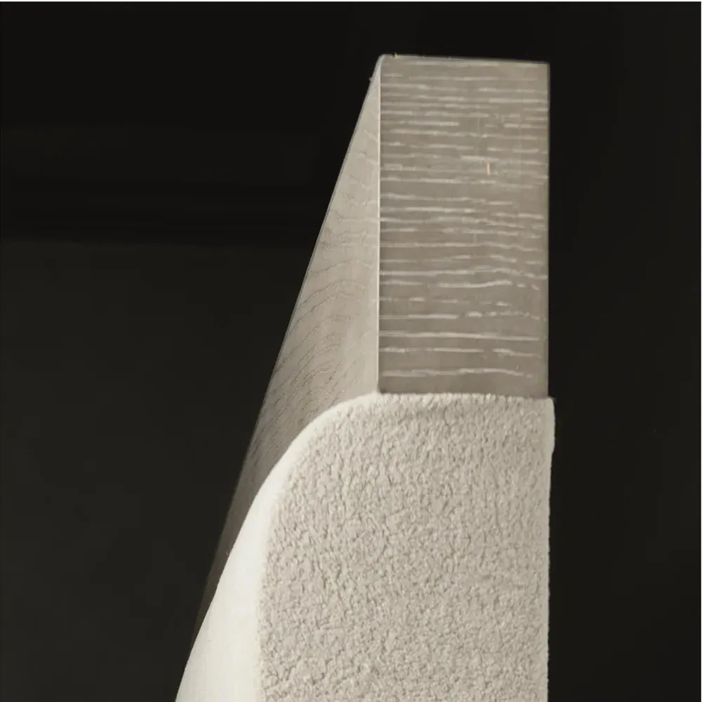 Landon King Size Upholstered Bed Frame - Grey, Wood