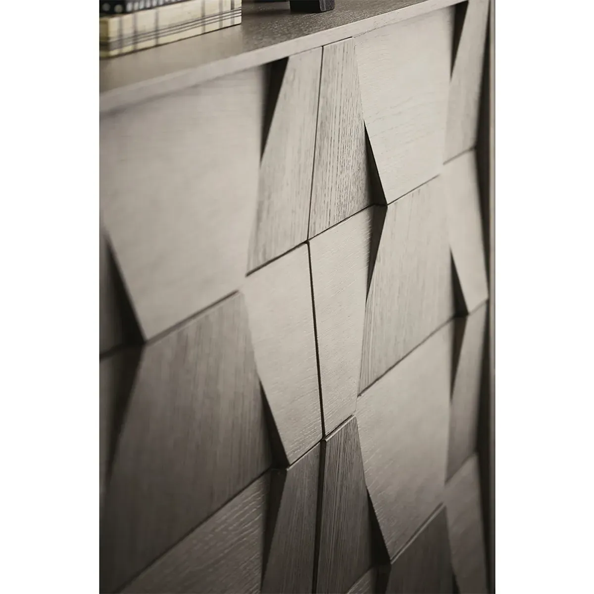 Landon Media Cabinet - Charcoal, Wood