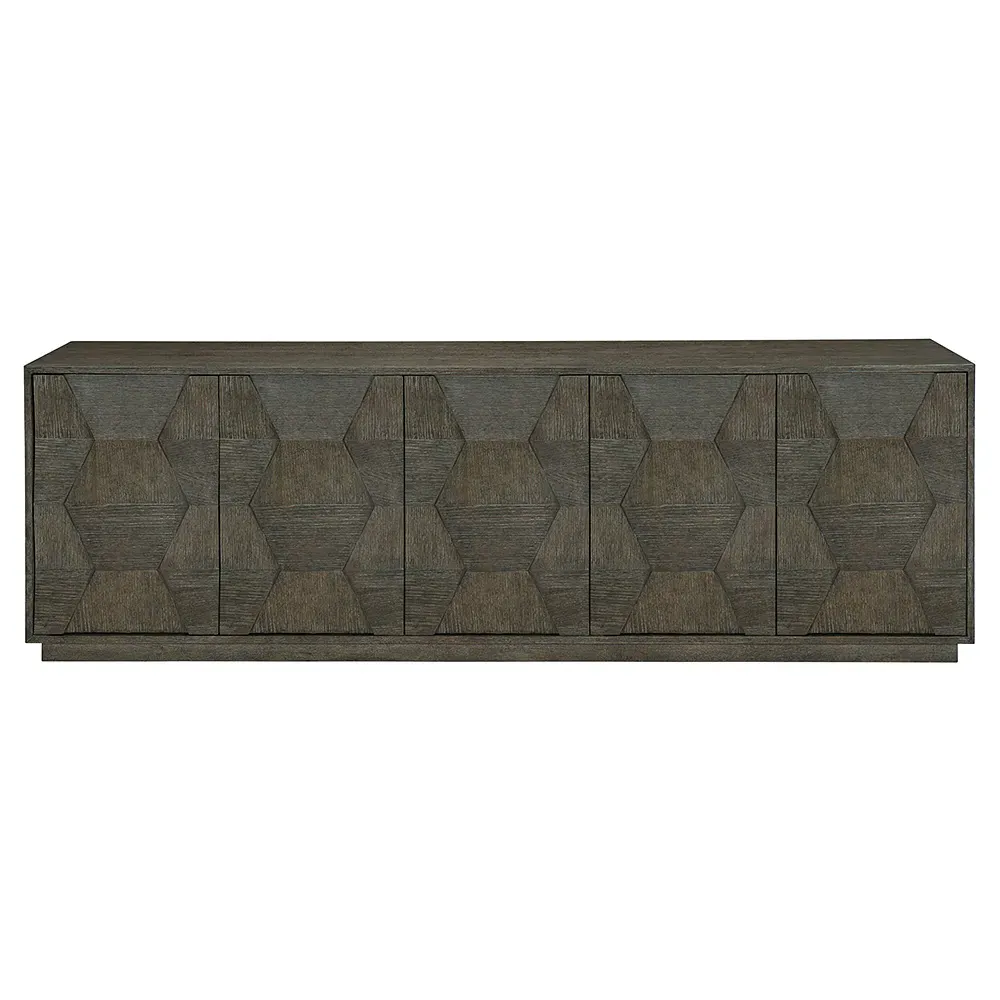 Landon Media Cabinet - Charcoal, Wood