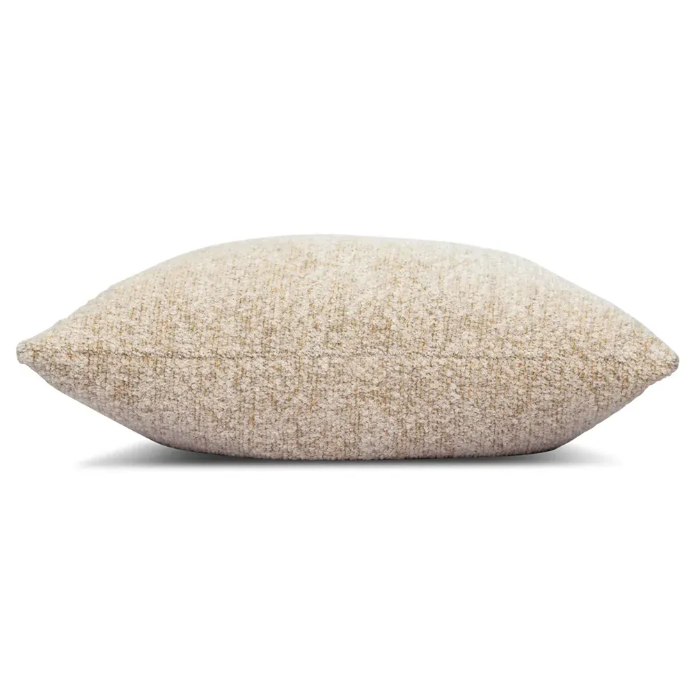 Landon Square Throw Pillow - Honey Brown, Sunbrella