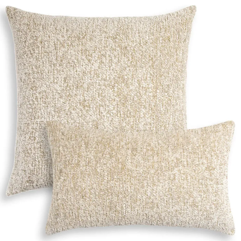 Landon Square Throw Pillow - Honey Brown, Sunbrella