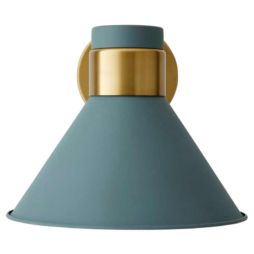 Lane Half Moon Sconce - Cadet Blue, Steel image