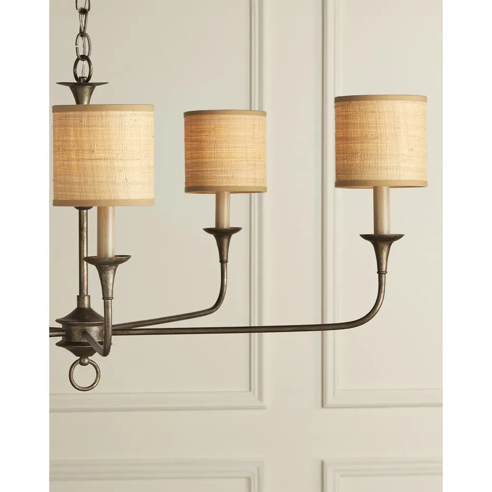 Languedoc Small Candle Style Chandelier - Bronze, Iron