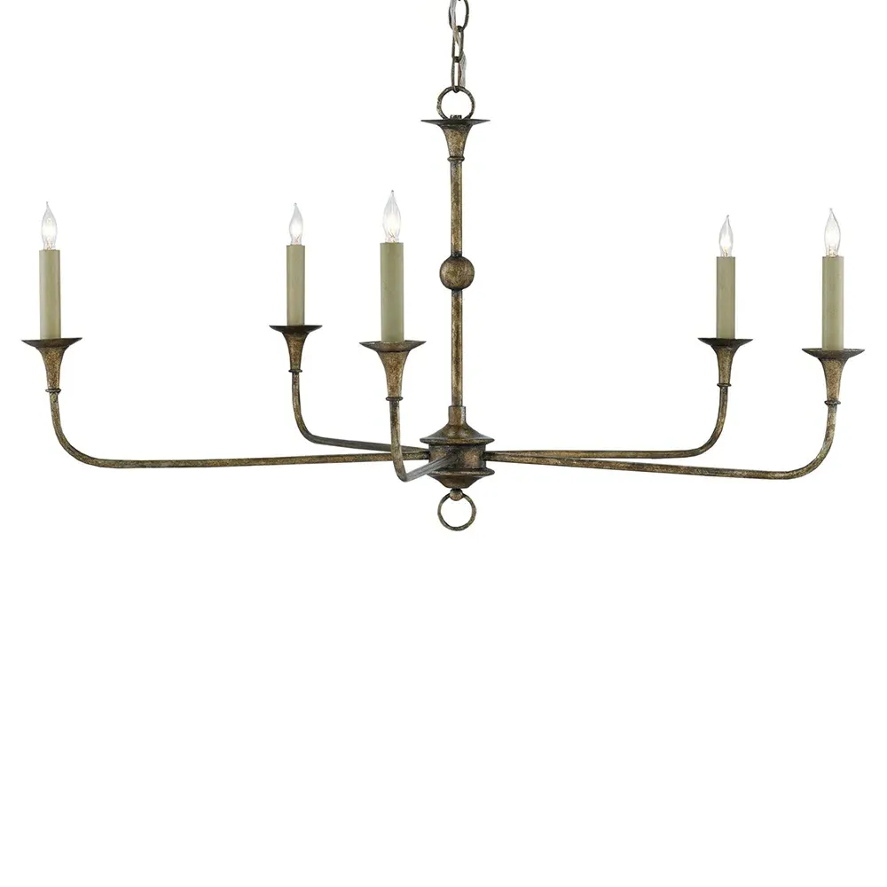 Languedoc Small Candle Style Chandelier - Bronze, Iron image