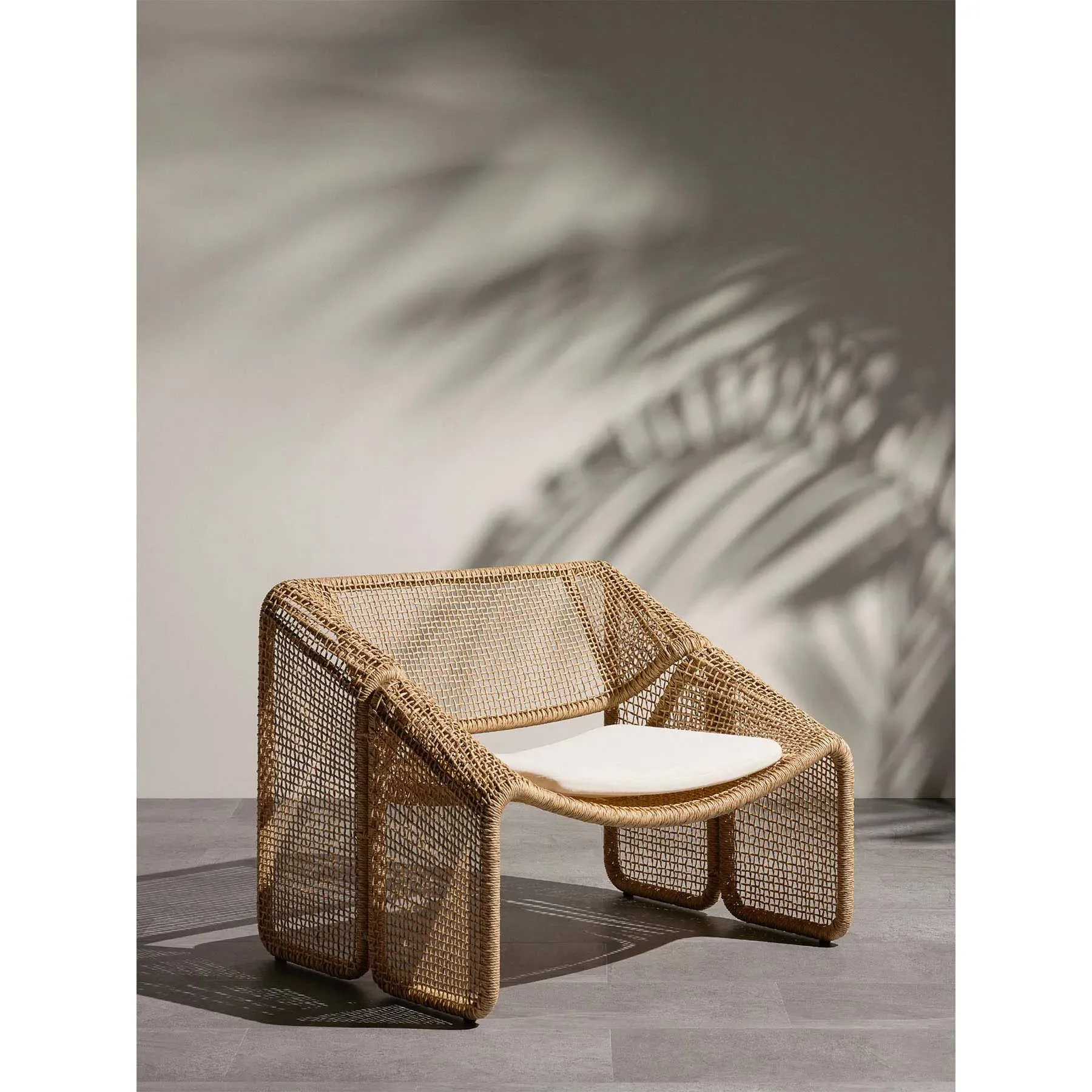 Lani Outdoor Lounge Chair - Brown, Wicker