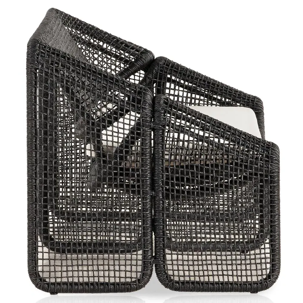 Lani Outdoor Sofa - Black, Wicker