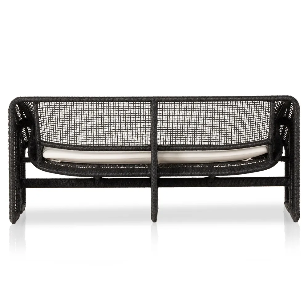 Lani Outdoor Sofa - Black, Wicker