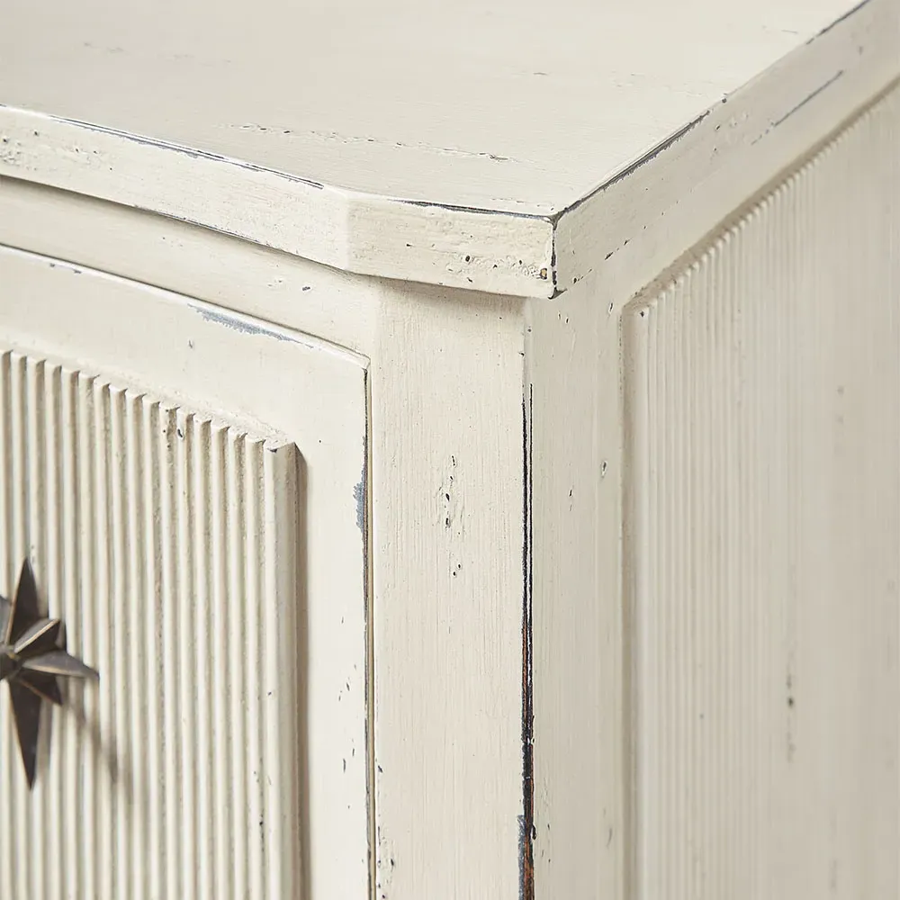 Lanie 2 Drawer Nightstand - Grey, Mahogany