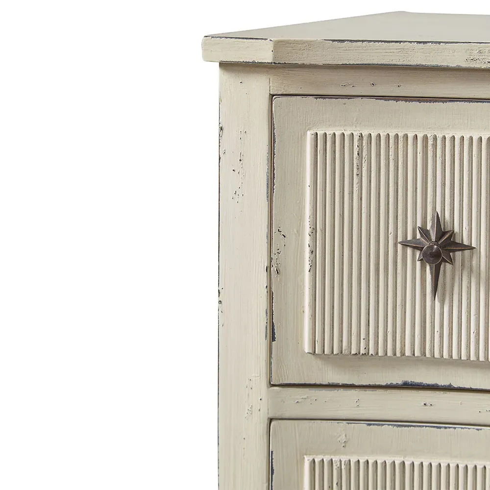 Lanie 2 Drawer Nightstand - Grey, Mahogany