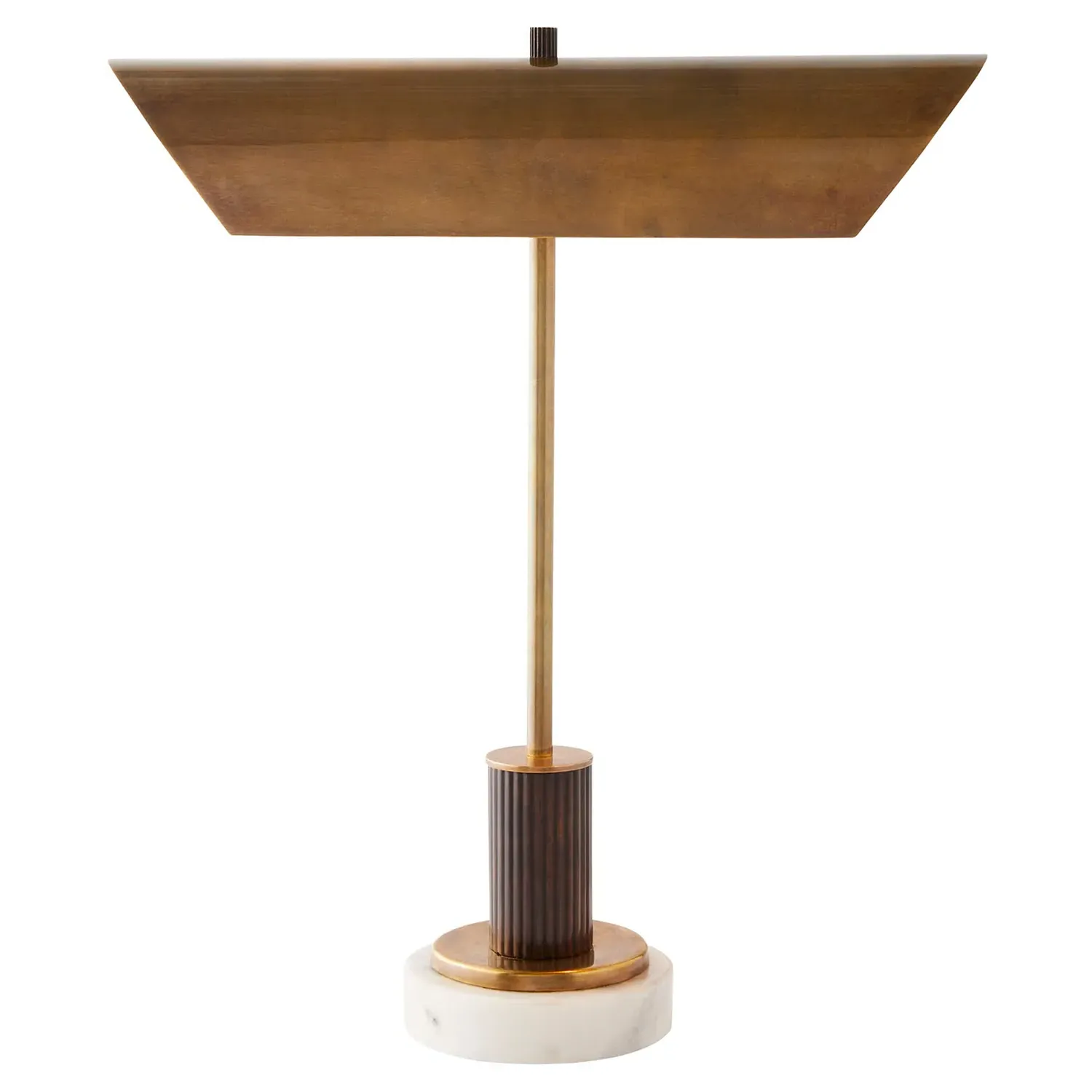 Lansing Table Lamp - Brass, Marble