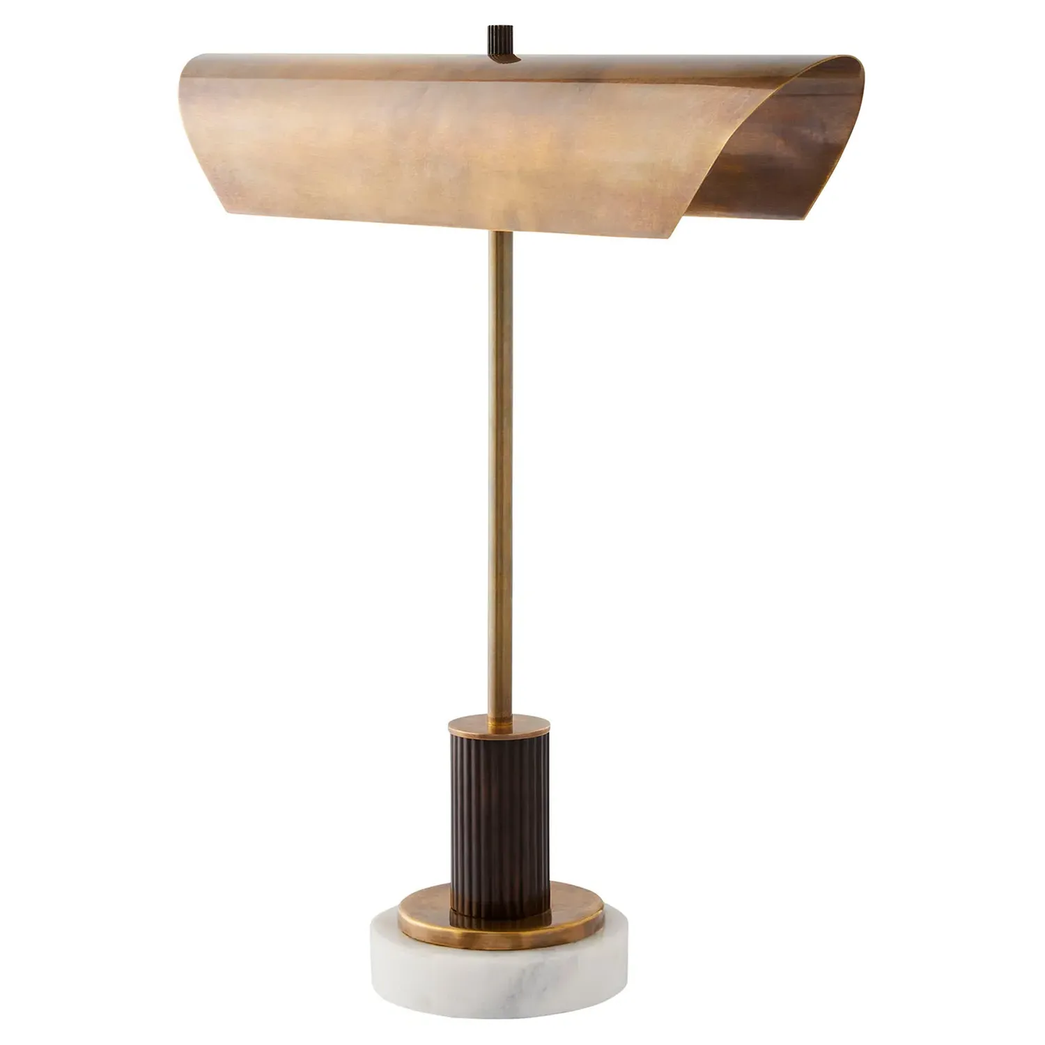 Lansing Table Lamp - Brass, Marble