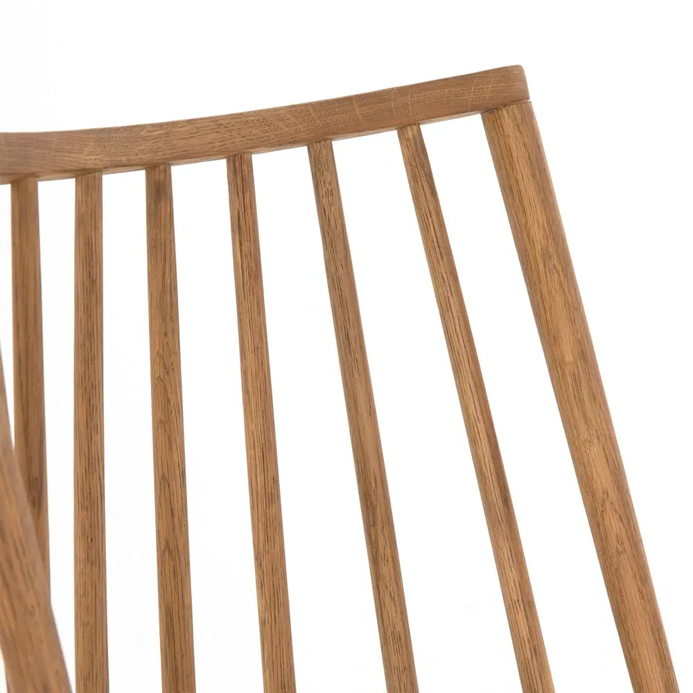 Lara Windsor Counter Stool - Brown, Oak