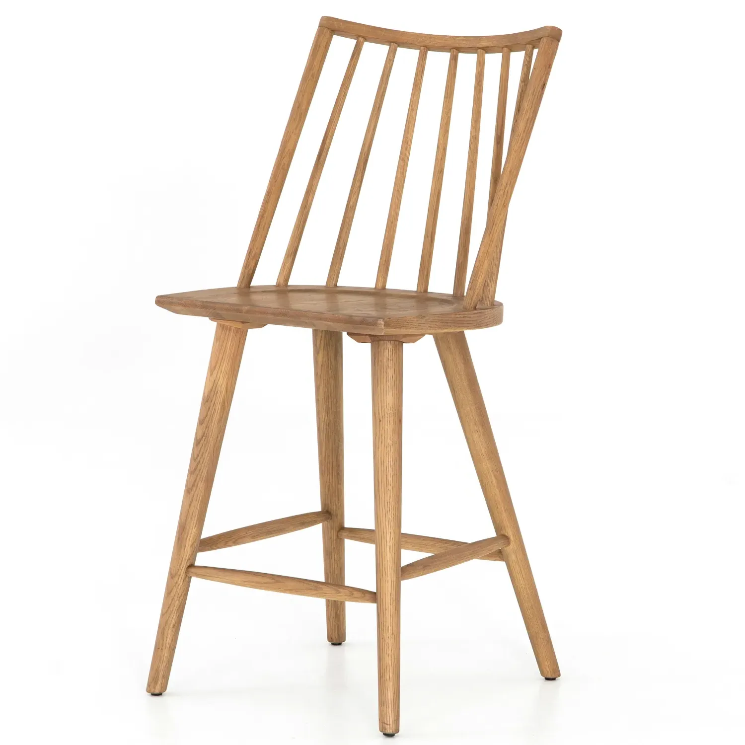 Lara Windsor Counter Stool - Brown, Oak image