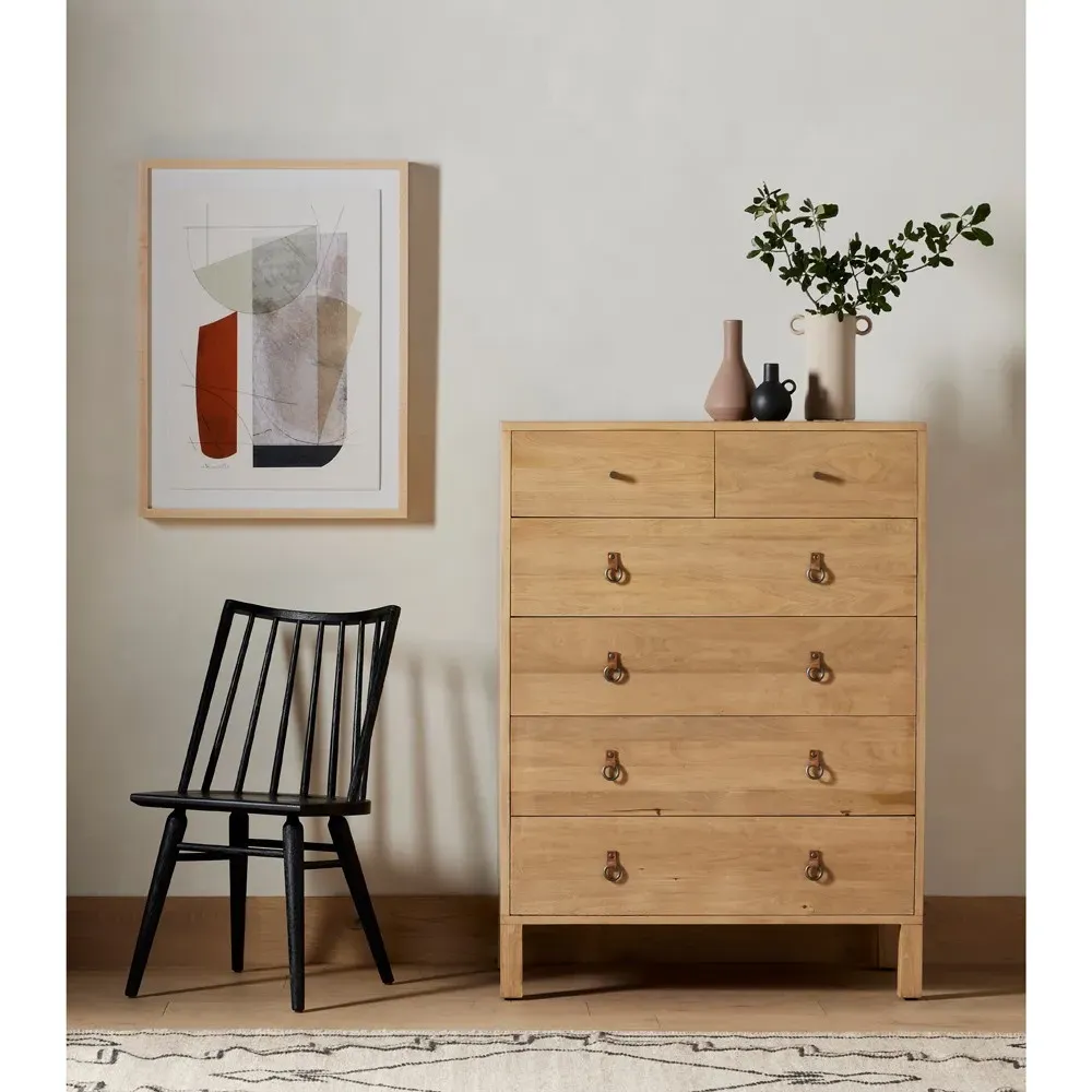 Lara Windsor Dining Side Chair - Black, Oak