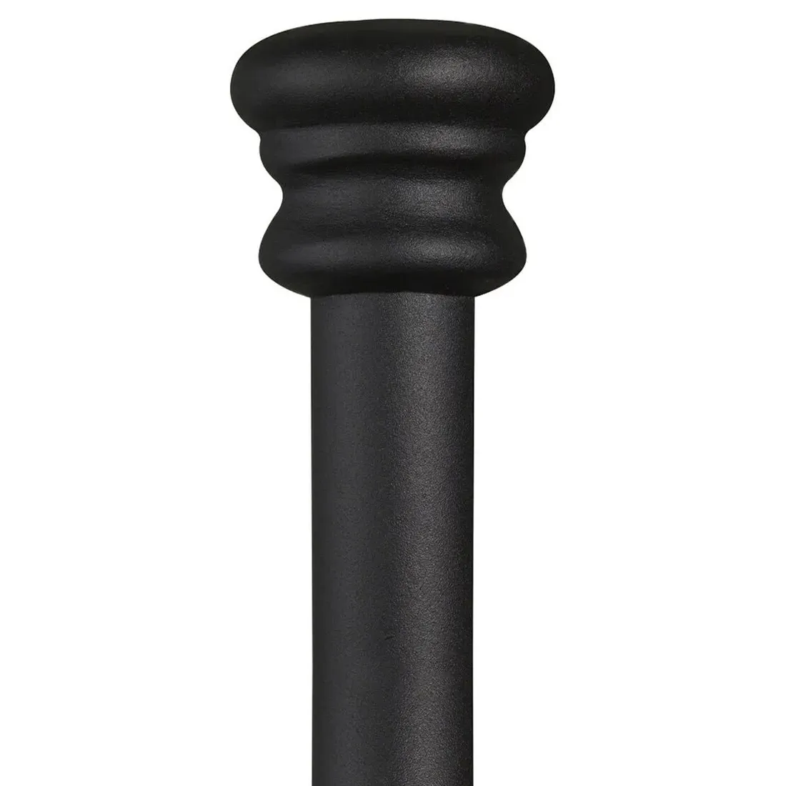 Lascaux California King Bed Frame - Matte Black, Iron