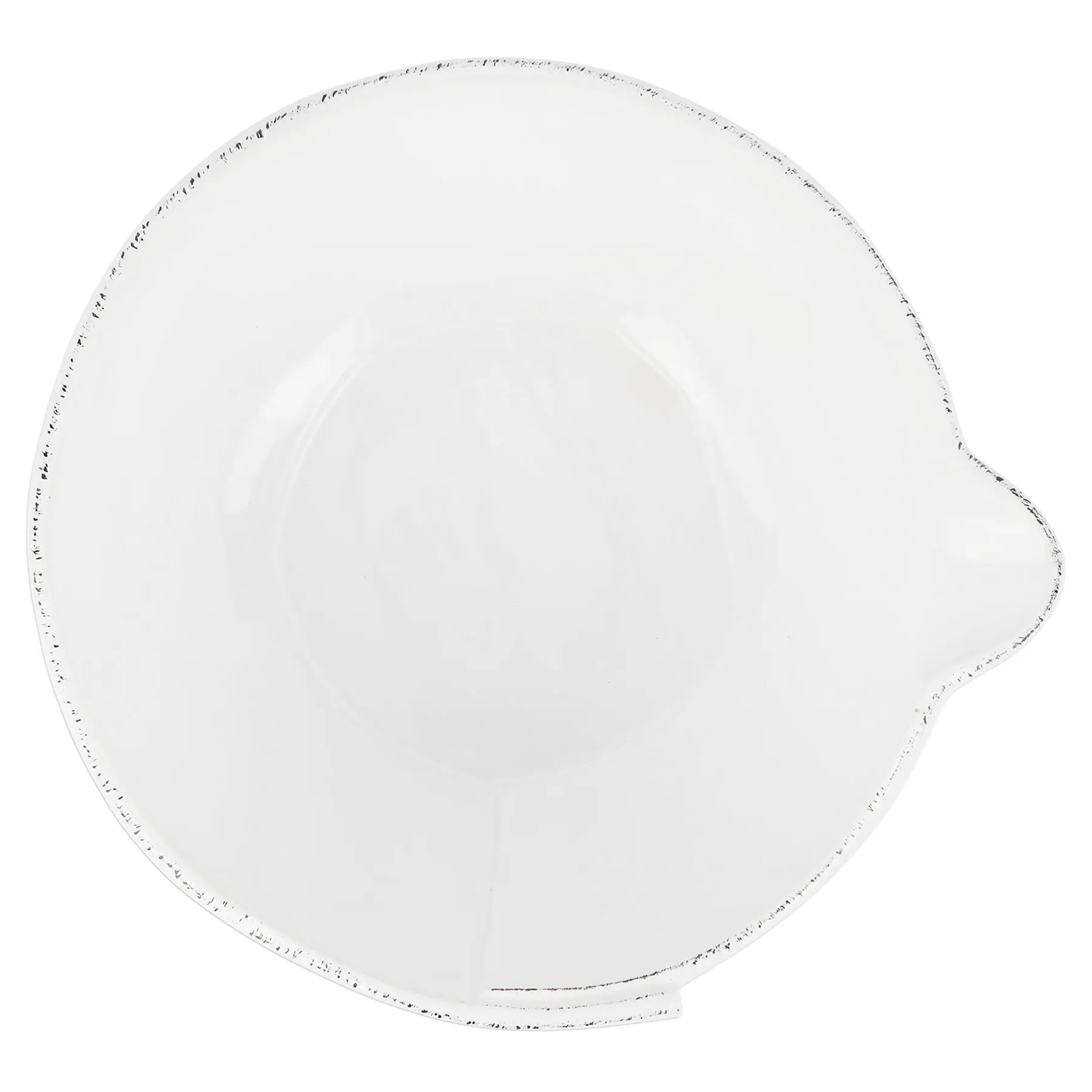 Lastra Medium Mixing Bowl - White, Stoneware