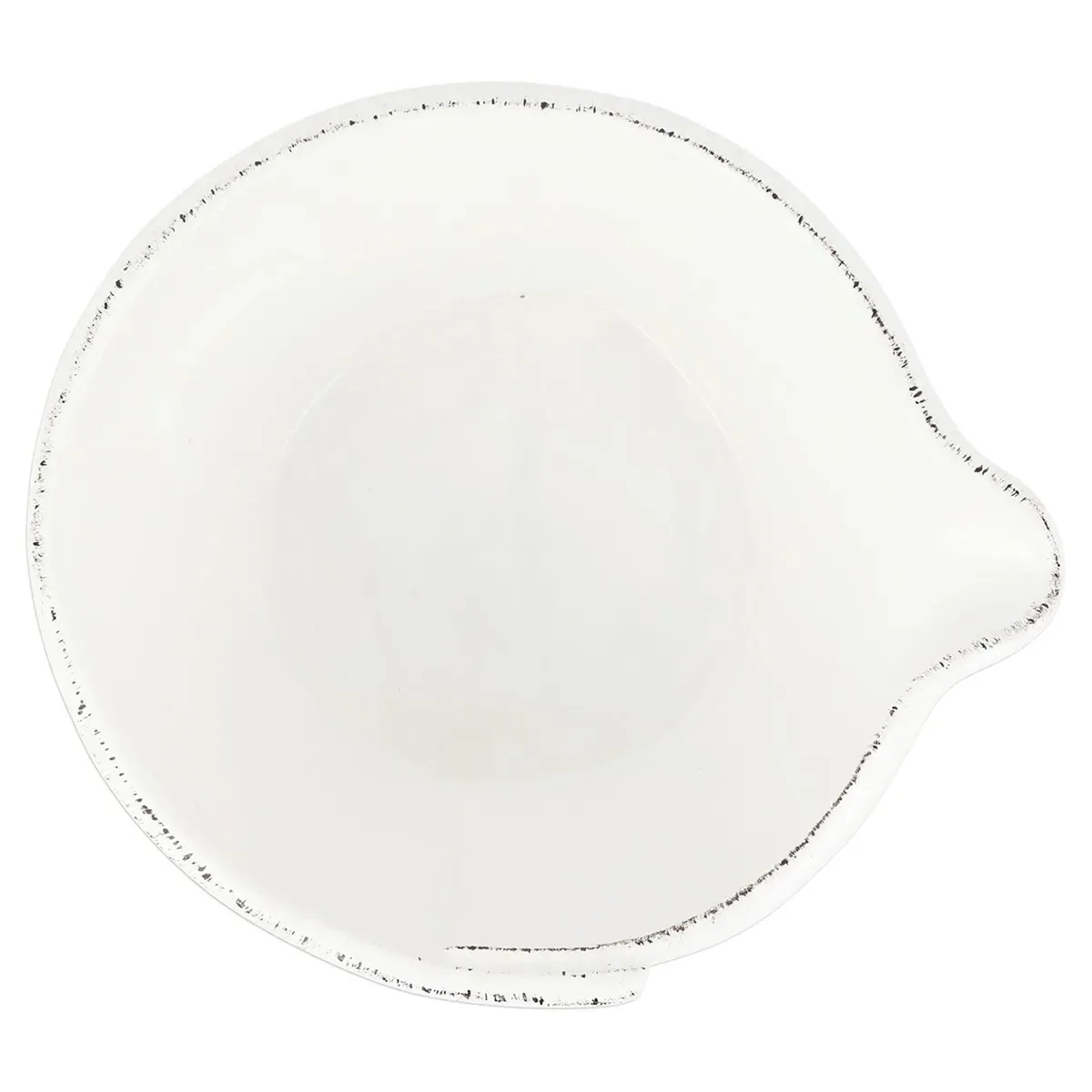 Lastra Small Mixing Bowl - White, Stoneware