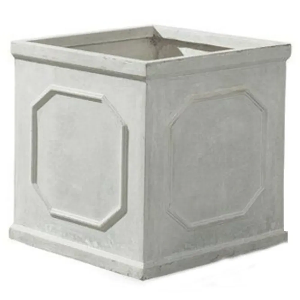 Laura Boxed Pot - White, Fiberclay image