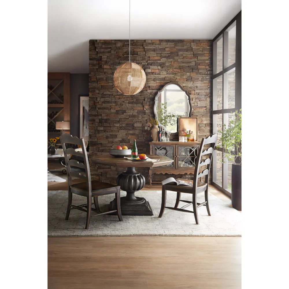 Laurel Ladderback Dining Chair - Black, Oak