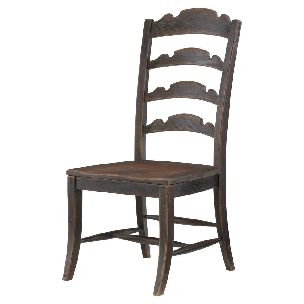 Laurel Ladderback Dining Chair - Black, Oak image