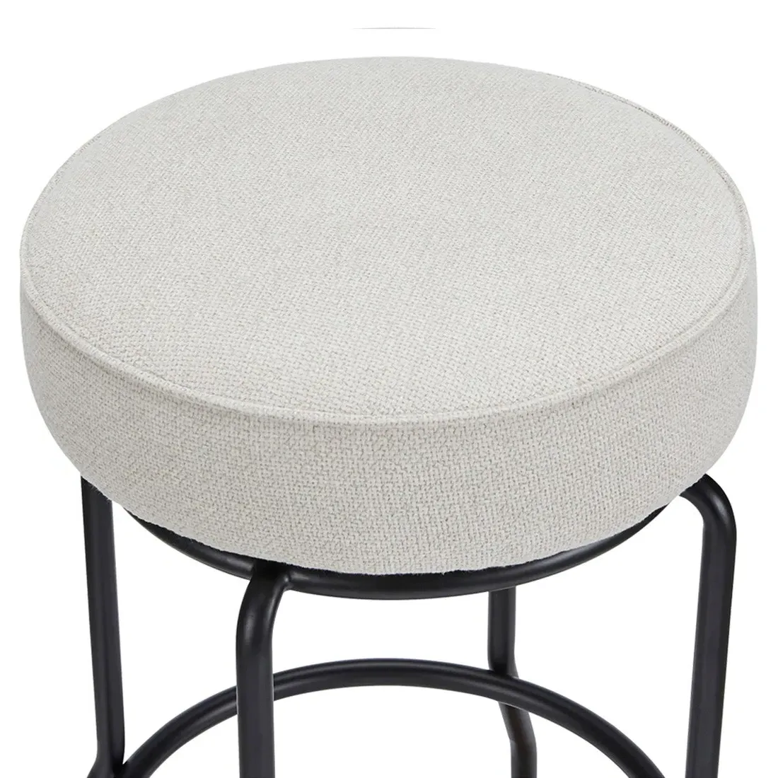 Lauren Swivel Counter Stool - Beige, Iron