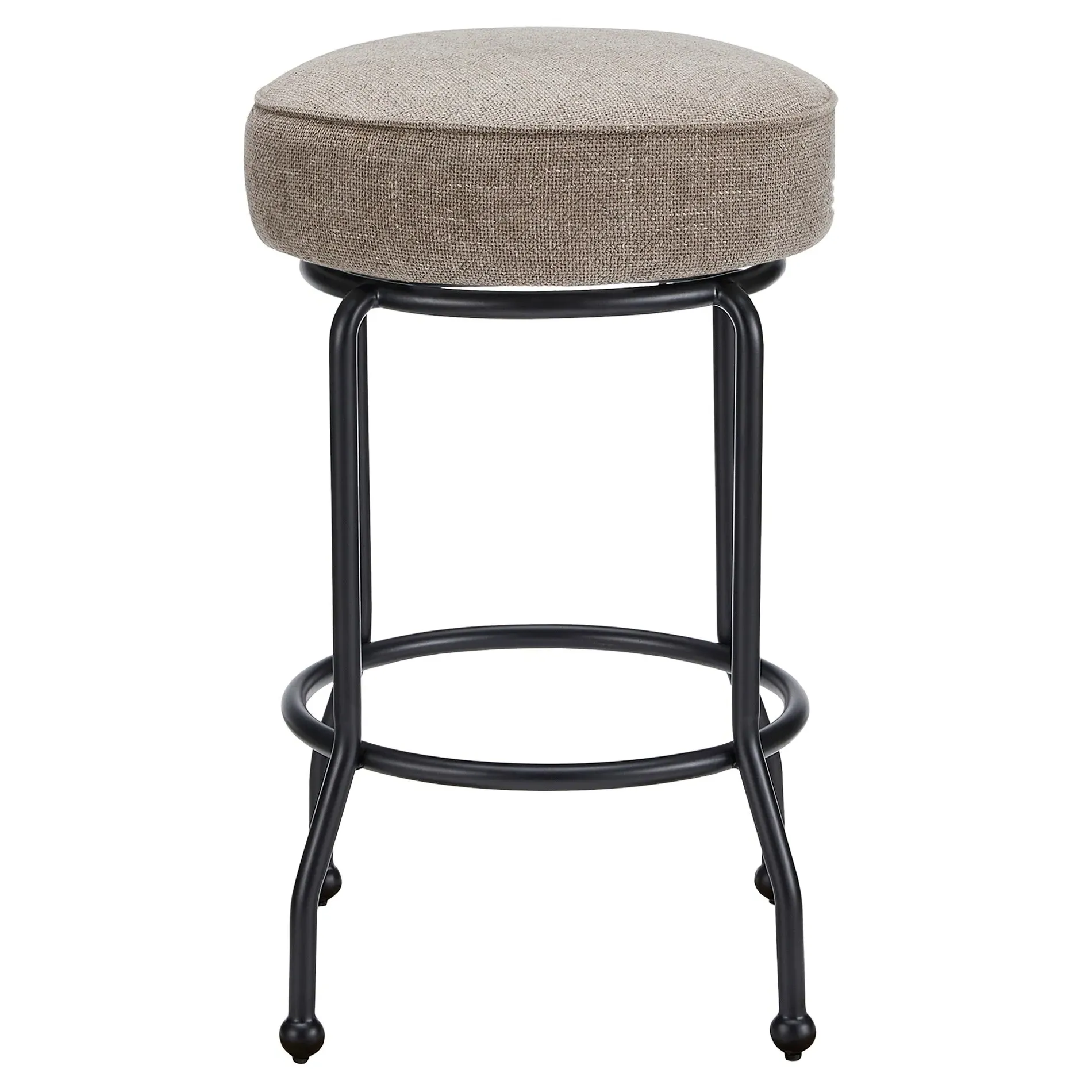 Lauren Swivel Counter Stool - Light Brown, Iron