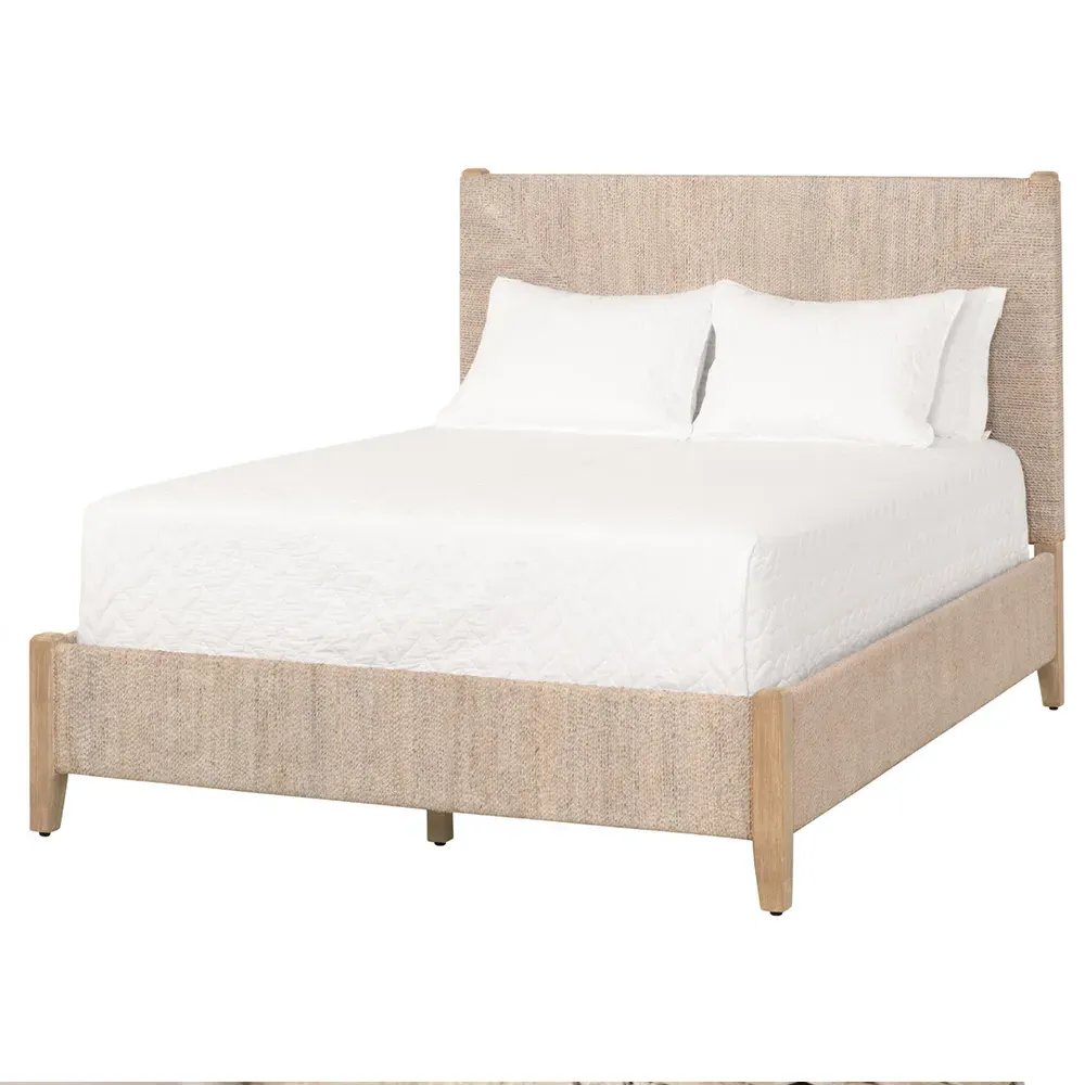 Laurice Standard Platform Bed - Brown, Abaca Rope