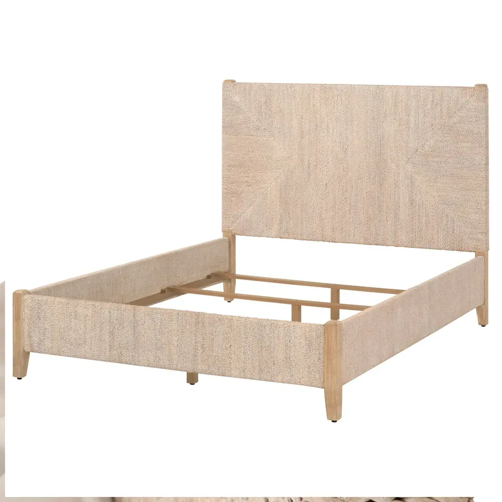 Laurice Standard Platform Bed - Brown, Abaca Rope