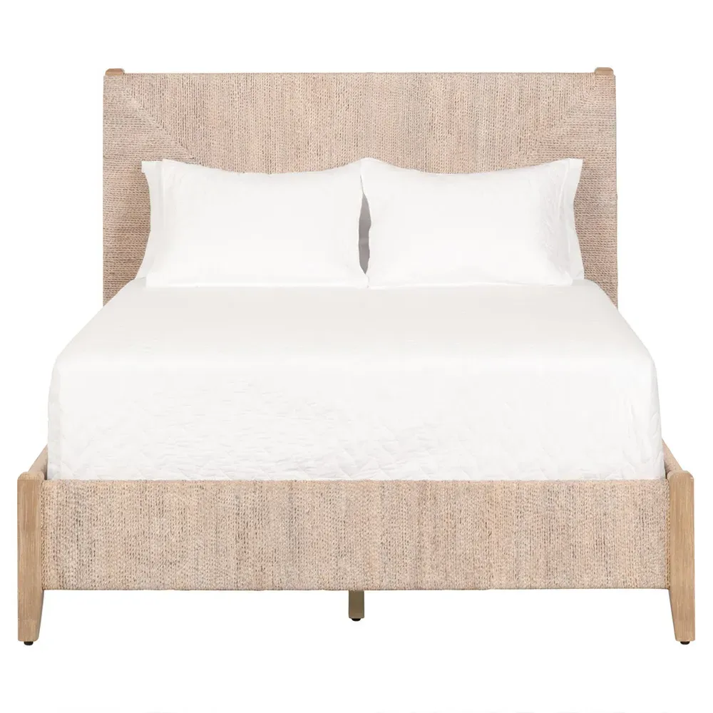 Laurice Standard Platform Bed - Brown, Abaca Rope