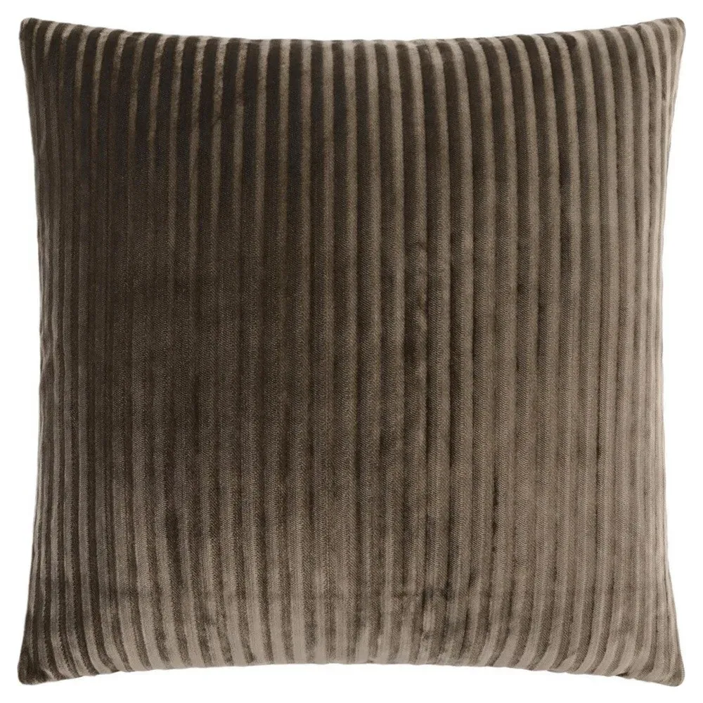 Lavalle 24x24 Throw Pillow - Brown, Cotton