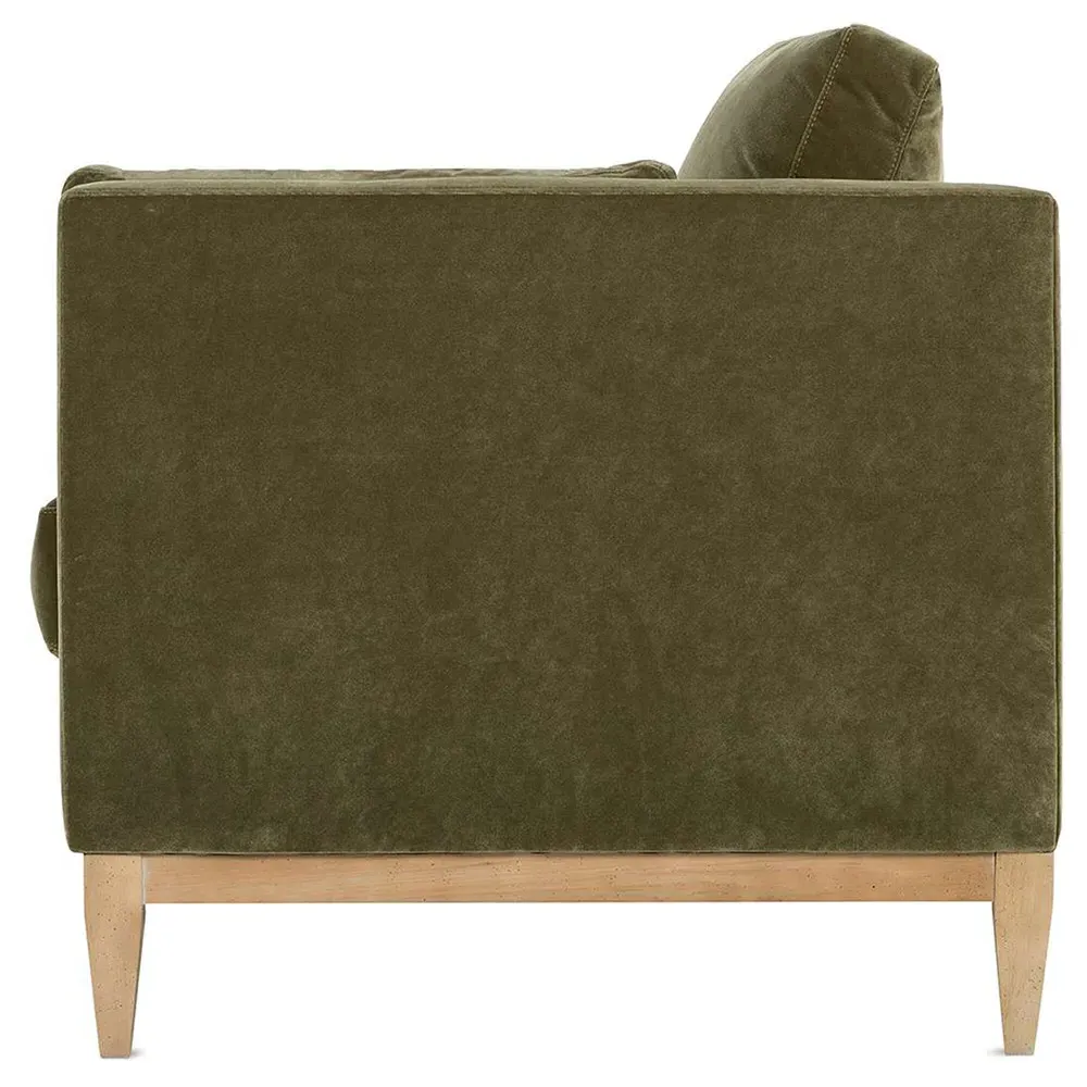 Leah 3-Seater Sofa - Olive Green, Velvet