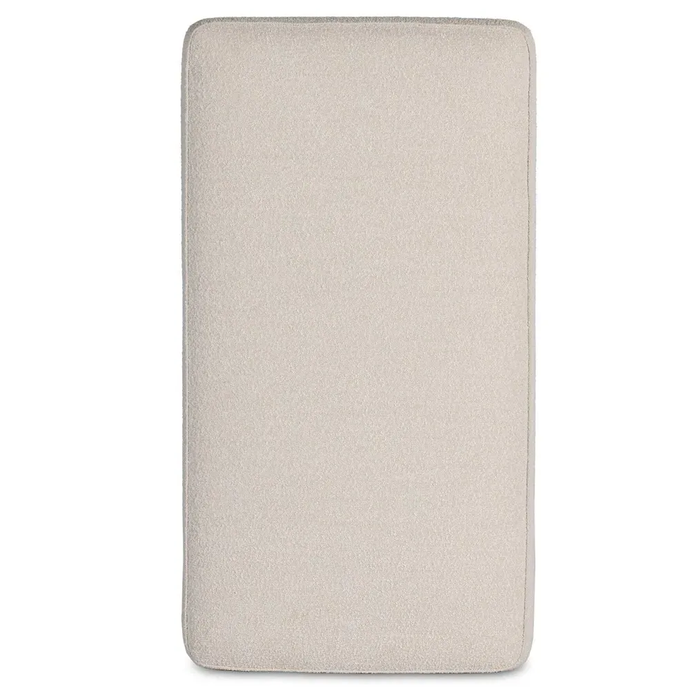 Leah Cocktail Ottoman - Beige, Boucle