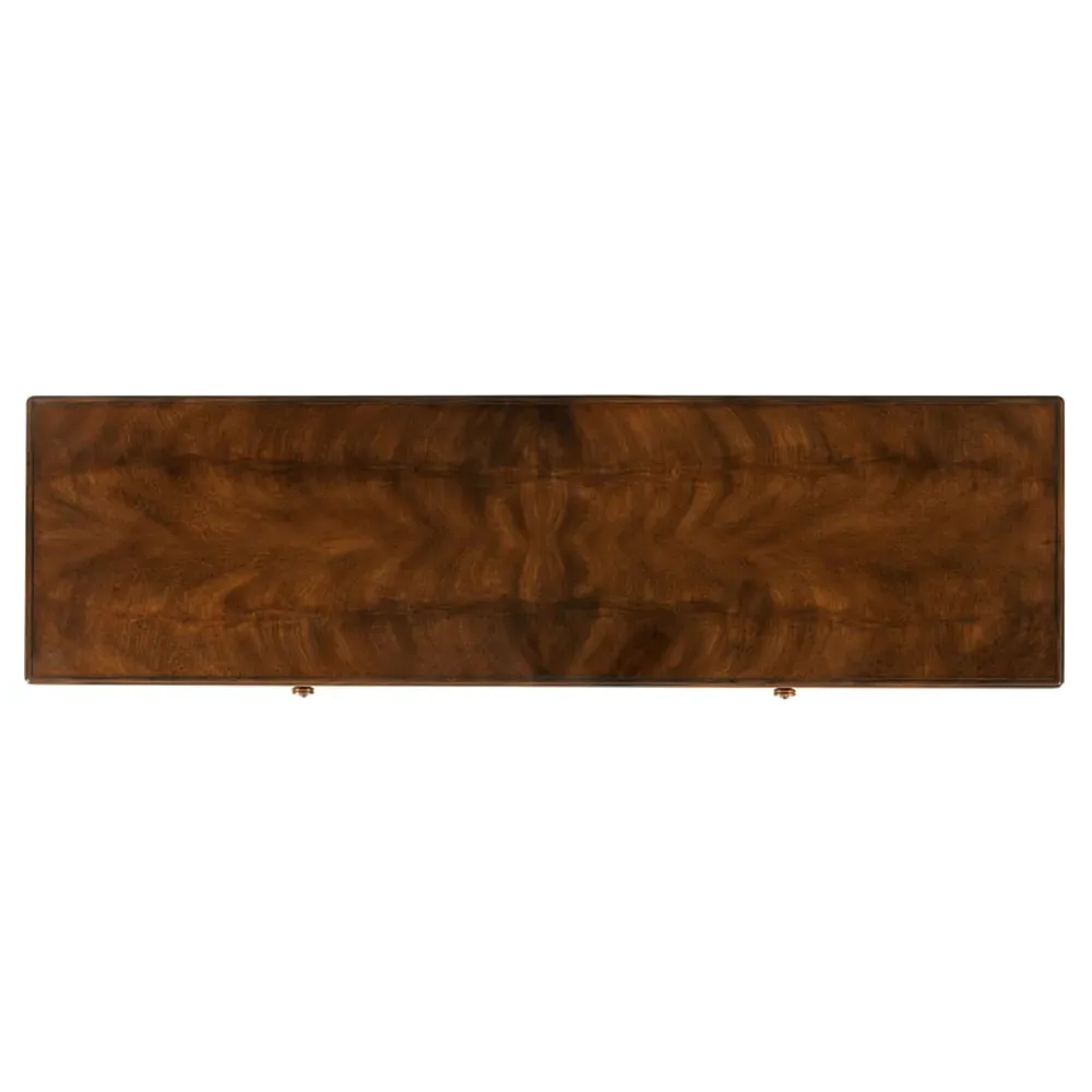 Leeward Rectangular Console Table - Brown, Hardwood