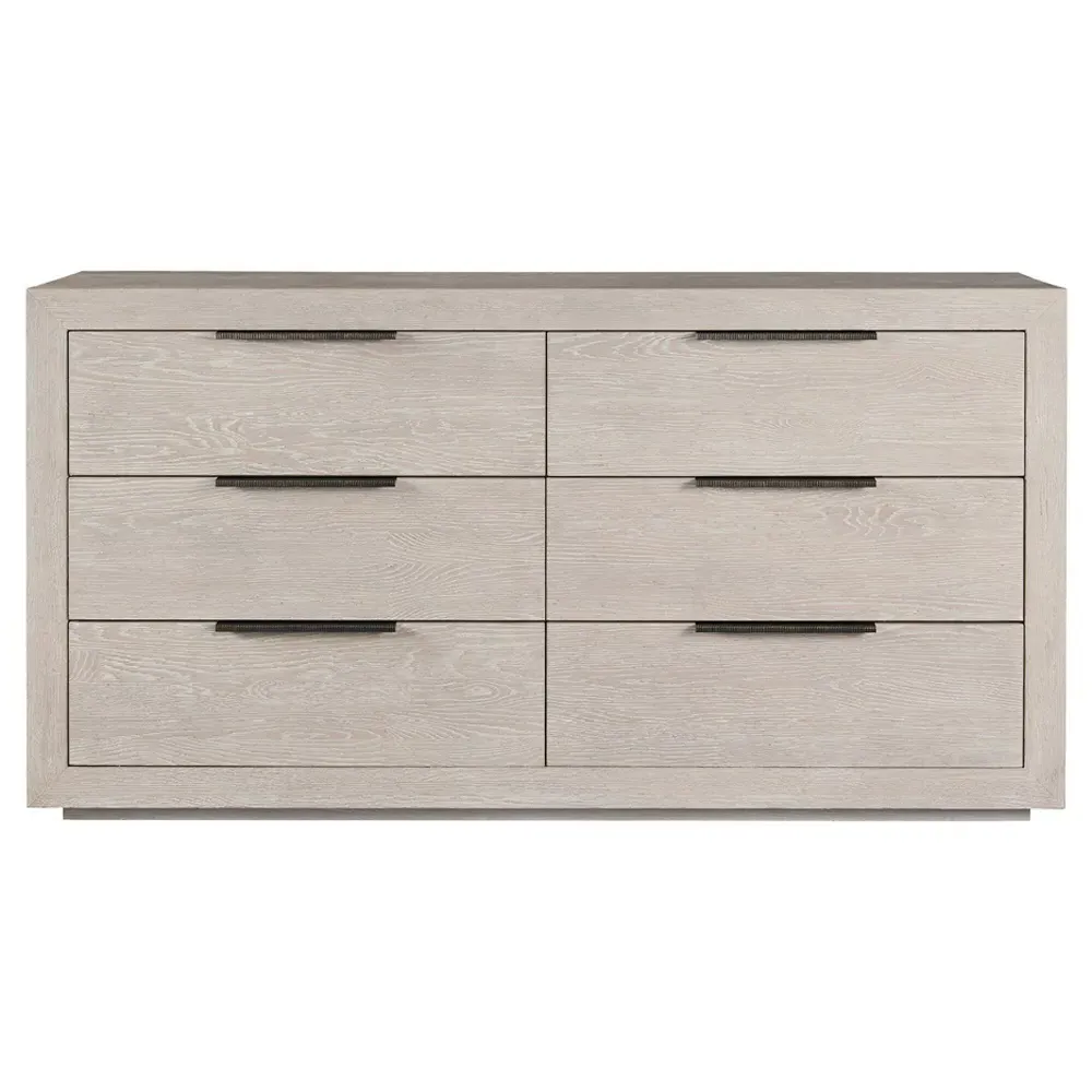 Leighton 6 Drawer Dresser - Grey, Oak
