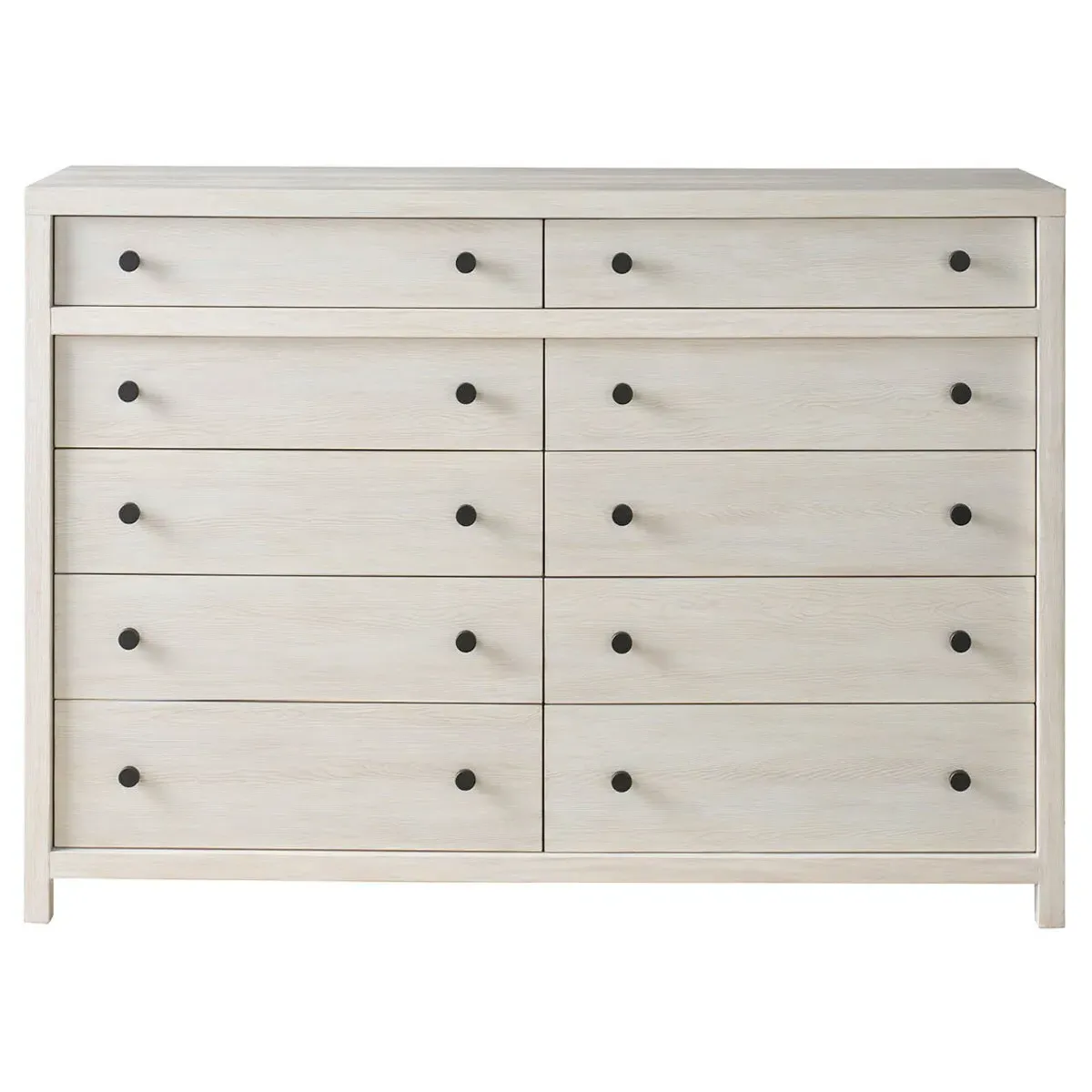 Leith Double Dresser - Light Grey, Pine Wood
